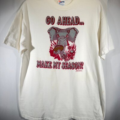 Vintage Alabama Big Al White T-Shirt Medium