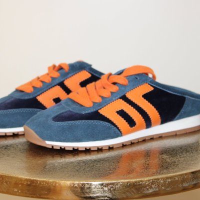 Venice W26 in Velvet Blue Backless Sneakers