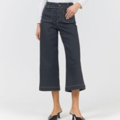 Audrey washed Black Denim