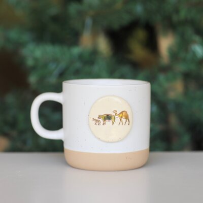 Ceramic Nativity Mug Set