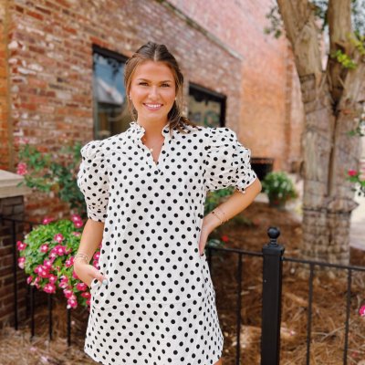 Polka Dot Mini Dress