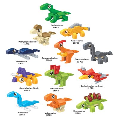 Builder Blocks Tiny Dino Assortment 1ct