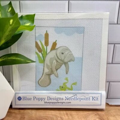 Manatee Needlepoint Kit