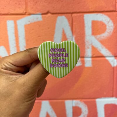Cool People Read Books Pin