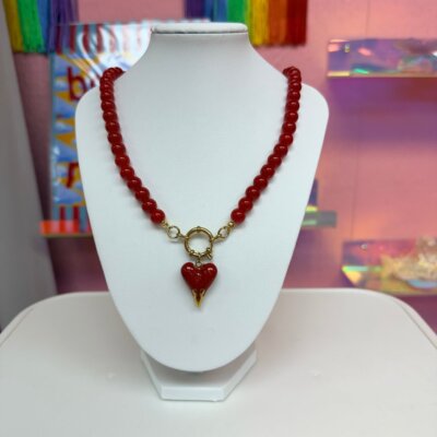 Charli Titanium Beaded Necklace