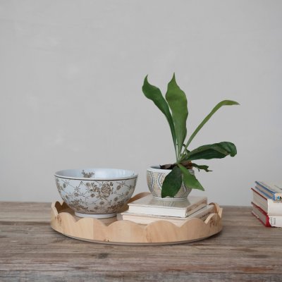 20" Scalloped Lazy Susan