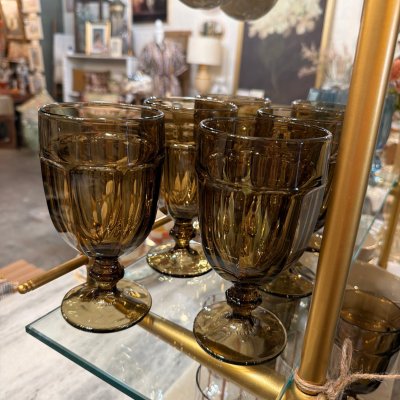 Set of 6 Vintage Goblets