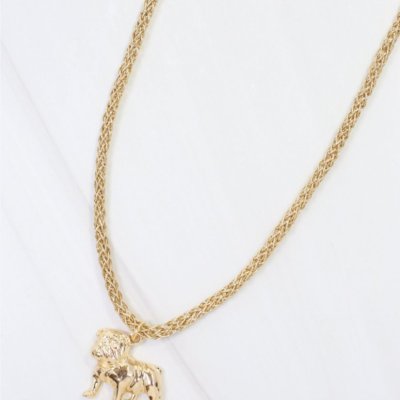 Corie Cord Necklace - Bulldog