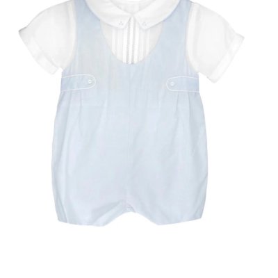 Romper with side tabs