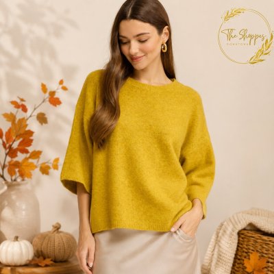 3/4 Sleeve Sweater