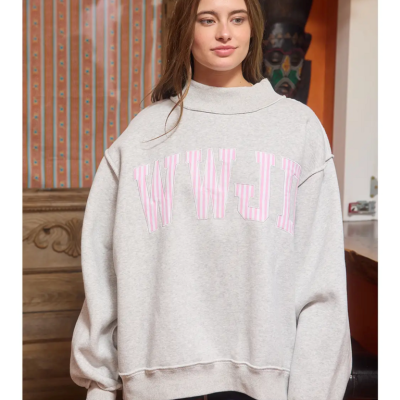 WWJD Mockneck Sweatshirt