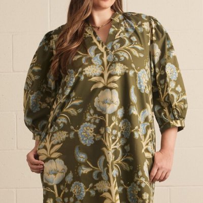 Olive V-Neck Mini
