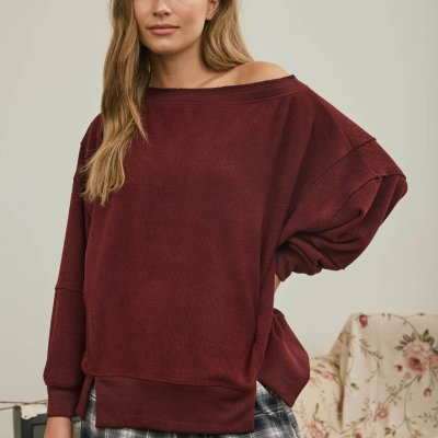 Off Shoulder Sweater