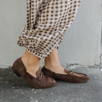 Alison in Chocolate Suede by Chocolat Blu
