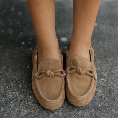 Alexi in Camel Suede by Chocolat Blu