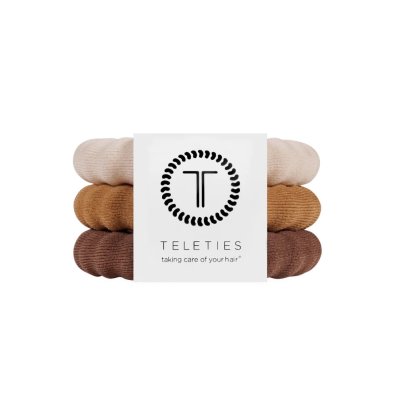 Espresso Yourself Large Nylon Hair Ties by Teleties