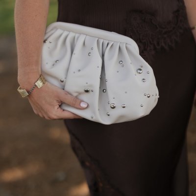 Paloma Studded Clutch