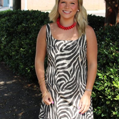 Print Mini Dress