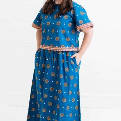 Gameday Auburn Medallion | Skirt Set