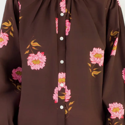 Brown floral Top