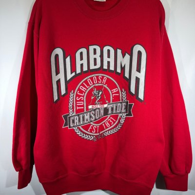 Vintage Alabama X Nutmeg Crimson Crewneck Sweatshirt Medium