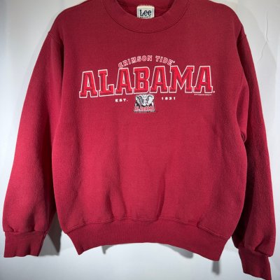 Vintage Alabama X Lee Sport Crimson Crewneck Sweatshirt Youth XL