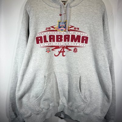 2009 Sugar Bowl Nike Grey Hoodie Sweatshirt XL