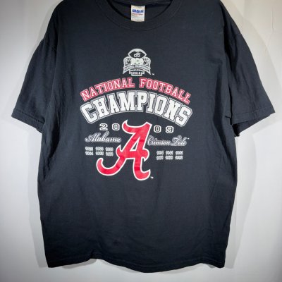 2009 BCS National Champs Black T-Shirt Large
