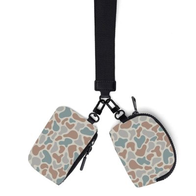 Camo Dual Pouch Wristlet
