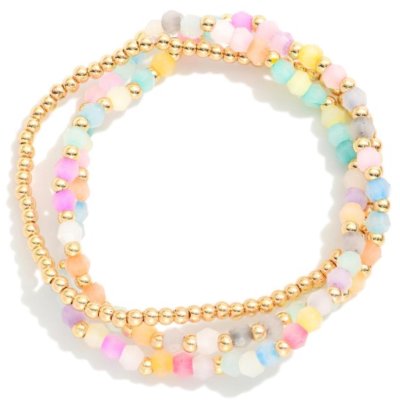 Multi Color Beaded Bracelets