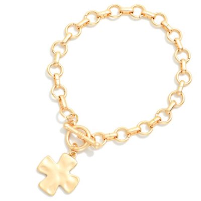 Cross Charm Bracelet