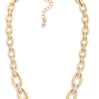 Rhinestone Link Necklace
