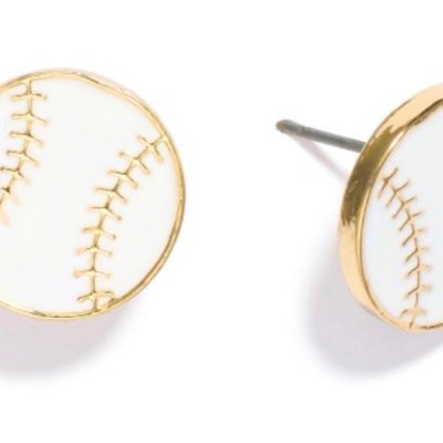 Enamel Baseball Studs