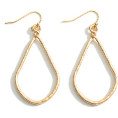Gold Teardrop Earrings