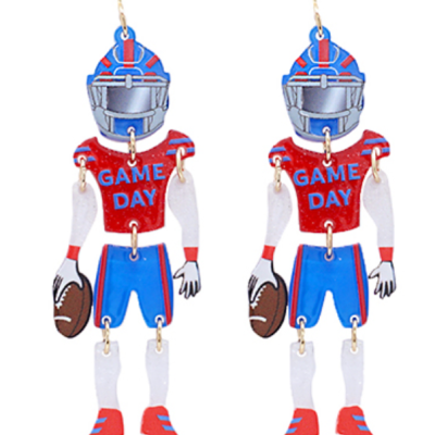 Football Player Earrings