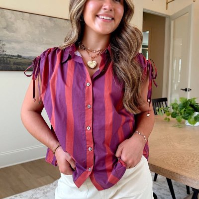 Tabby Top - Plum