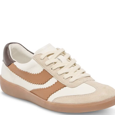 Dolce Vita Merit Sneaker-White/Tan