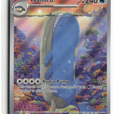 Pokemon SV09: Journey Together Wailord 162/159 Holo