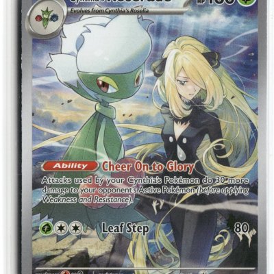 Pokemon SV10: Destined Rivals Cynthia's Roserade 184/182 Holo