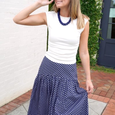 White Ruched Waist Cap Sleeve Top