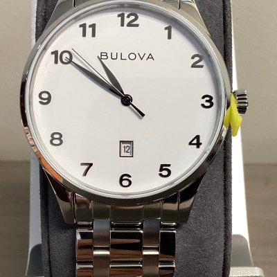 Bulova silver tone “Clint”