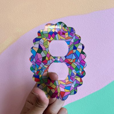Stained Glass Mosaic Outlet Covers