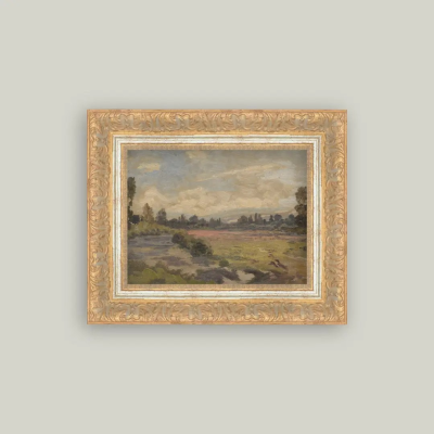 Beneath A Clouded Sky Framed Art