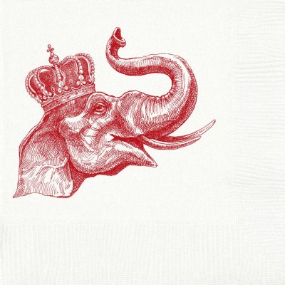Lucky Elephant Cocktail Napkins