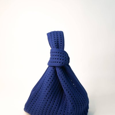 Navy Crochet Handbag
