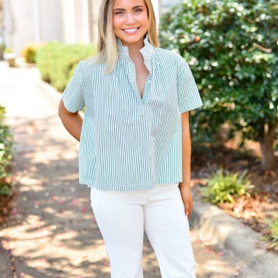 Sweet Tea Society Top in White