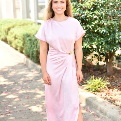 Timeless Romance Dress in Pink