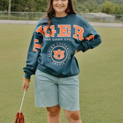 Game Day Social Auburn Philly Split Sweatshirt