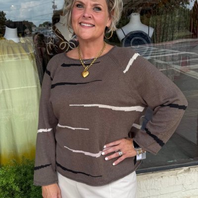 Habitat Autumn Cotton Raglan Pullover in Umber
