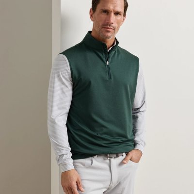 Peter Millar Galway Vest Pine Bark